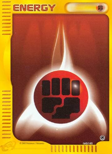 Carta Fighting Energy (160/165) do set Expedition — Pokémon TCG | Bynx