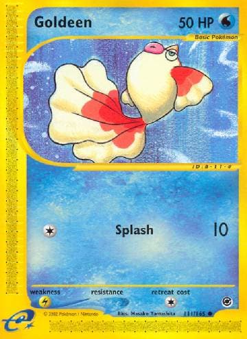 Carta Goldeen (111/165) do set Expedition — Pokémon TCG | Bynx