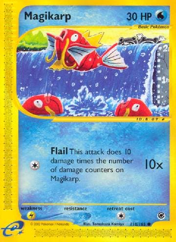 Carta Magikarp (118/165) do set Expedition — Pokémon TCG | Bynx