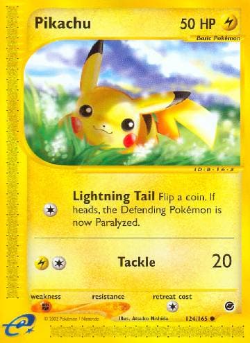 Pikachu (124/165) — Expedition