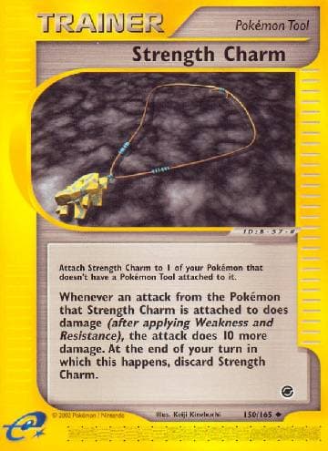 Carta Strength Charm (150/165) do set Expedition — Pokémon TCG | Bynx