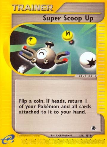 Carta Super Scoop Up (151/165) do set Expedition — Pokémon TCG | Bynx