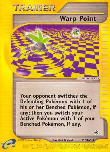 Carta Warp Point (152/165) do set Expedition — Pokémon TCG | Bynx