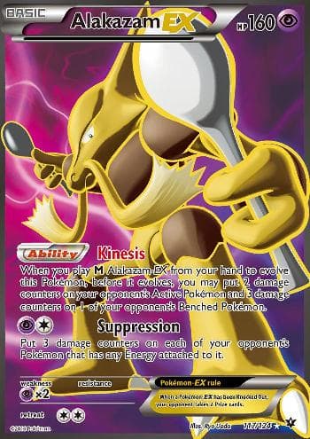 Alakazam-EX (117/124) — Fusão de Destinos