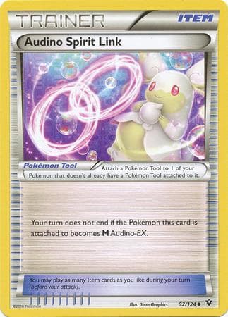 Carta Audino Spirit Link (92/124) do set Fusão de Destinos — Pokémon TCG | Bynx