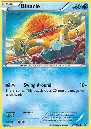 Carta Binacle (22/124) do set Fusão de Destinos — Pokémon TCG | Bynx