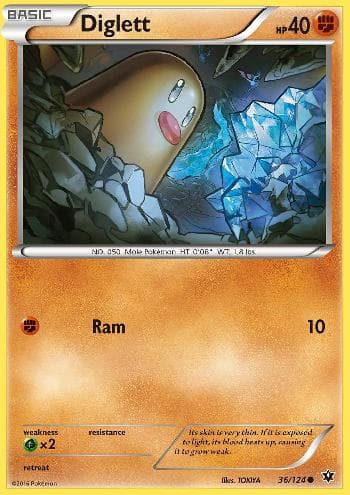 Diglett (36/124) — Fusão de Destinos