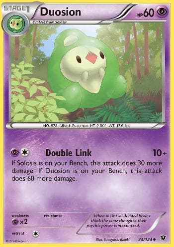 Carta Duosion (34/124) do set Fusão de Destinos — Pokémon TCG | Bynx