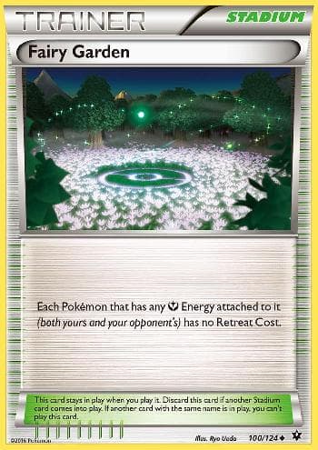 Carta Fairy Garden (100/124) do set Fusão de Destinos — Pokémon TCG | Bynx
