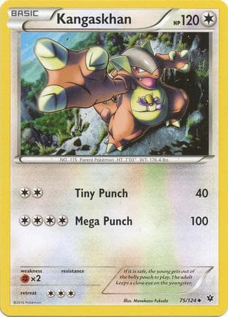 Carta Kangaskhan (75/124) do set Fusão de Destinos — Pokémon TCG | Bynx