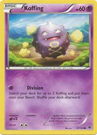Carta Koffing (27/124) do set Fusão de Destinos — Pokémon TCG | Bynx