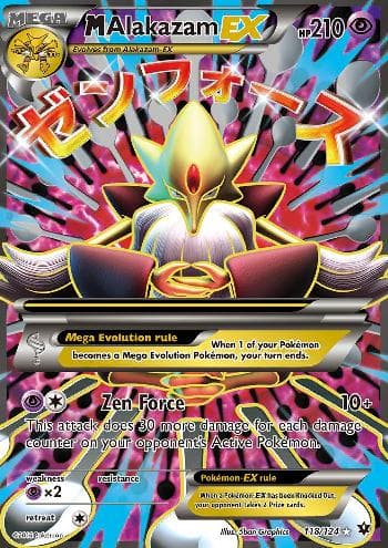 Carta M Alakazam-EX (118/124) do set Fusão de Destinos — Pokémon TCG | Bynx