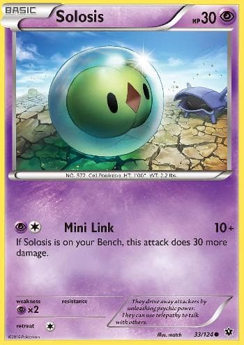Carta Solosis (33/124) do set Fusão de Destinos — Pokémon TCG | Bynx