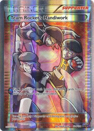 Carta Team Rocket's Handiwork (124/124) do set Fusão de Destinos — Pokémon TCG | Bynx