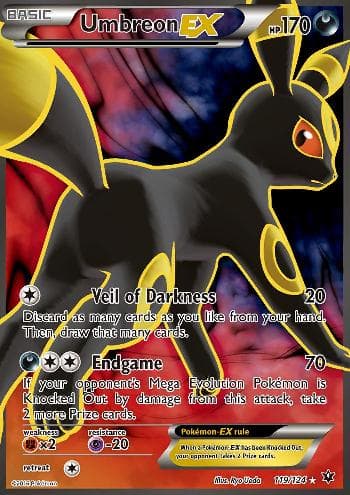 Umbreon-EX (119/124) — Fusão de Destinos