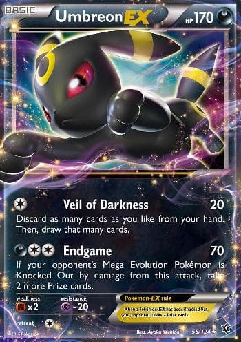 Umbreon-EX (55/124) — Fusão de Destinos