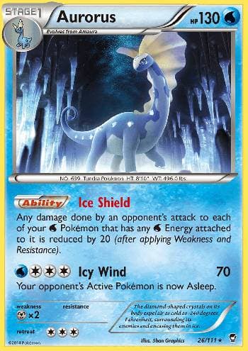 Carta Aurorus (26/111) do set Punhos Furiosos — Pokémon TCG | Bynx