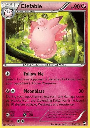 Clefable (71/111) — Punhos Furiosos