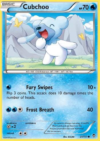 Cubchoo (21/111) — Punhos Furiosos