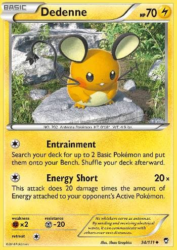 Dedenne (34/111) — Punhos Furiosos