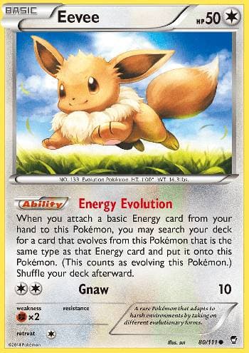 Eevee (80/111) — Punhos Furiosos