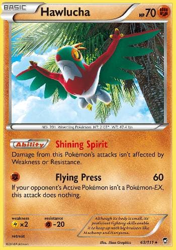 Carta Hawlucha (63/111) do set Punhos Furiosos — Pokémon TCG | Bynx
