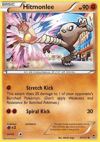 Hitmonlee (47/111) — Punhos Furiosos