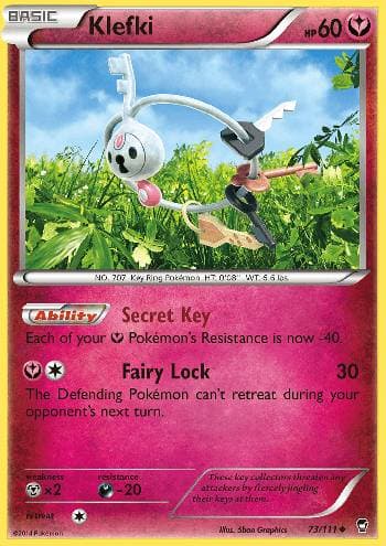 Carta Klefki (73/111) do set Punhos Furiosos — Pokémon TCG | Bynx
