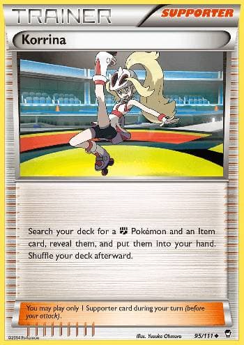 Carta Korrina (95/111) do set Punhos Furiosos — Pokémon TCG | Bynx