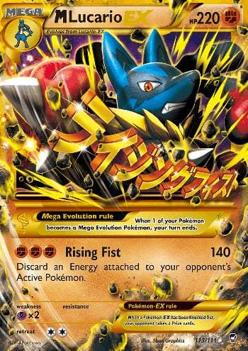 M Lucario-EX (113/111) — Punhos Furiosos