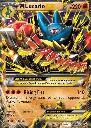 M Lucario-EX (55/111) — Punhos Furiosos