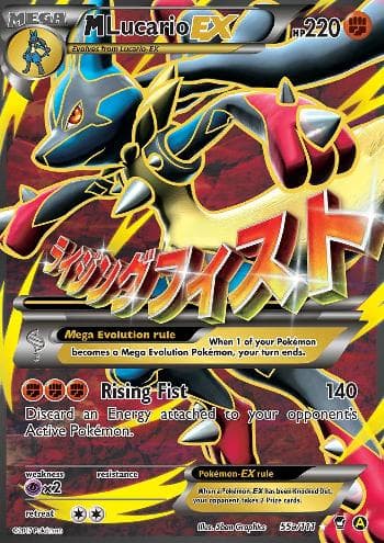 M Lucario-EX (55a/111) — Punhos Furiosos