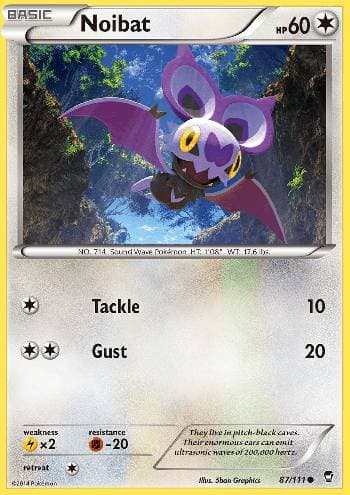 Carta Noibat (87/111) do set Punhos Furiosos — Pokémon TCG | Bynx
