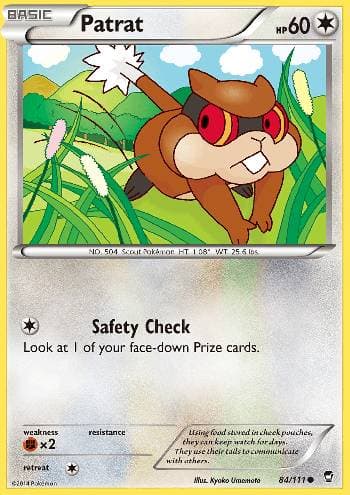 Carta Patrat (84/111) do set Punhos Furiosos — Pokémon TCG | Bynx