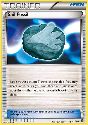 Carta Sail Fossil (98/111) do set Punhos Furiosos — Pokémon TCG | Bynx
