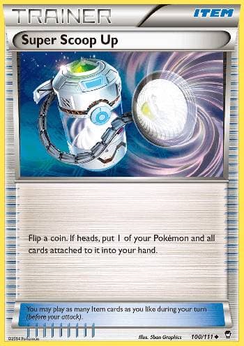 Carta Super Scoop Up (100/111) do set Punhos Furiosos — Pokémon TCG | Bynx