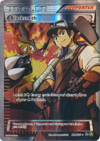 Carta Blacksmith (88a/106) do set Flash de Fogo — Pokémon TCG | Bynx