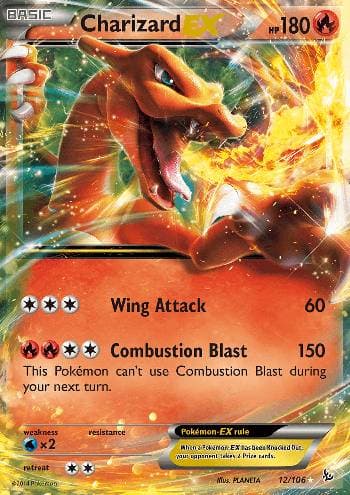Charizard-EX (12/106) — Flash de Fogo