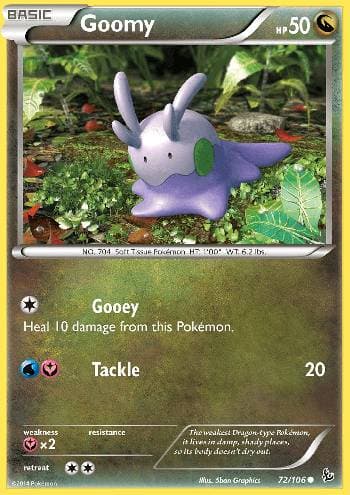 Carta Goomy (72/106) do set Flash de Fogo — Pokémon TCG | Bynx