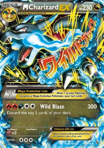 M Charizard-EX (69/106) — Flash de Fogo