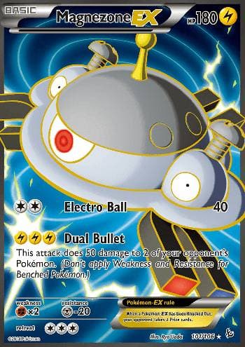 Carta Magnezone-EX (101/106) do set Flash de Fogo — Pokémon TCG | Bynx