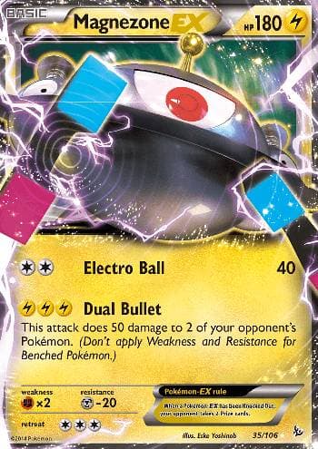 Carta Magnezone-EX (35/106) do set Flash de Fogo — Pokémon TCG | Bynx