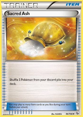 Carta Sacred Ash (96/106) do set Flash de Fogo — Pokémon TCG | Bynx