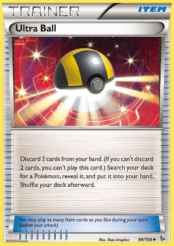 Carta Ultra Ball (99/106) do set Flash de Fogo — Pokémon TCG | Bynx
