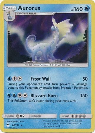 Carta Aurorus (28/131) do set Luz Proibida — Pokémon TCG | Bynx