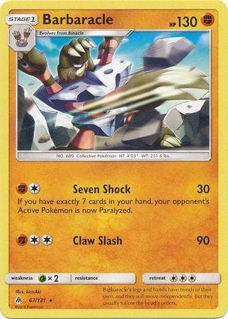 Carta Barbaracle (67/131) do set Luz Proibida — Pokémon TCG | Bynx