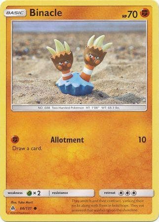 Carta Binacle (66/131) do set Luz Proibida — Pokémon TCG | Bynx