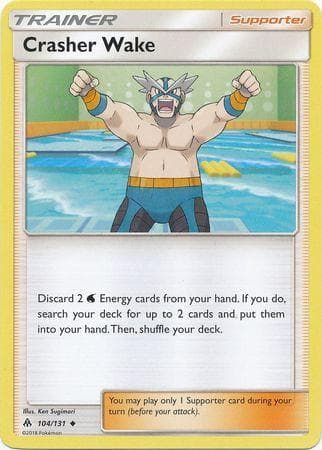 Carta Crasher Wake (104/131) do set Luz Proibida — Pokémon TCG | Bynx