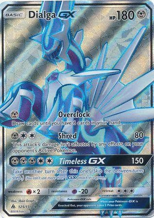 Carta Dialga-GX (125/131) do set Luz Proibida — Pokémon TCG | Bynx