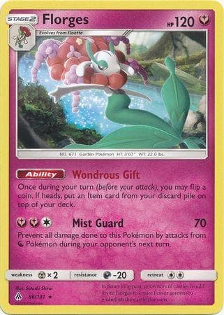 Carta Florges (86/131) do set Luz Proibida — Pokémon TCG | Bynx